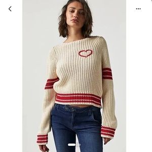 Free People Out Of The Park Pullover size M